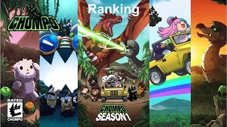 Ranking Chompo Season One
