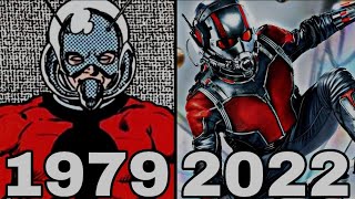 Evolution of Ant Man in Movies 1979 To 2022 (ant man 3)