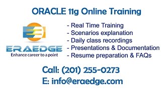 Oracle 11g Online Training | Creating Tables | EraEdge