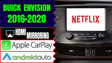 Buick Envision 2016-2019 Navigation Intellilink Video Interface Apple CarPlay Smartphone Mirroring