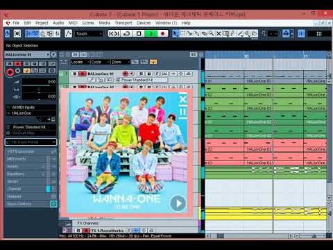 1인2역 녹음한 워너원'에너제틱'  큐베이스 커버:귀갱주의(Wanna one - enegetic  one men two sounding song  ver)