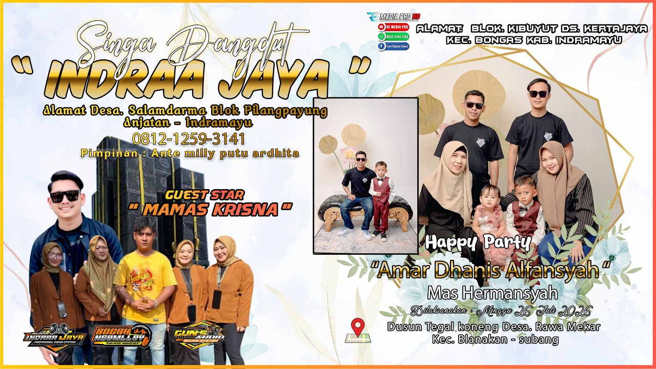 LIVE SIANG SINGA DANGDUT YANG GANTENG "INDRAA JAYA" | TEGAL KONENG - RAWAMEKAR | MINGGU 26 JULI 2026