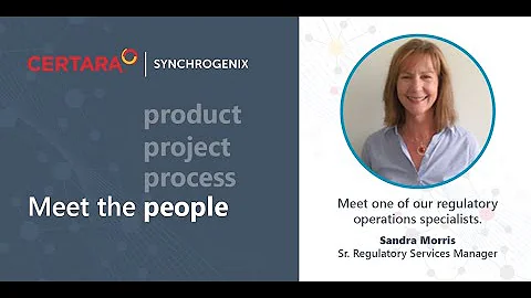 Meet our People | Sandra Morris, Sr. Regulatory Se...