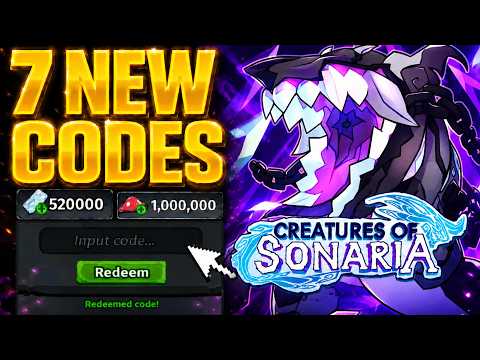 *NEW* ALL WORKING CODES FOR CREATURES OF SONARIA IN SEPTEMBER 2026! ROBLOX CREATURES OF SONARIA