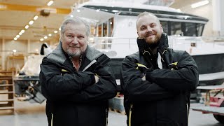 Как строят катера и яхты Nord Star Patrol на финской верфи Linex boat Oy