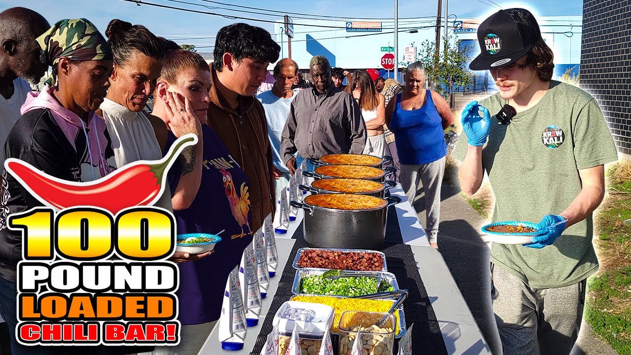 Готовим 100-фунтовый батончик чили для бездомных!