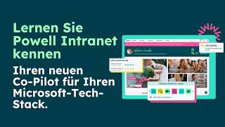 Lernen Sie Powell Intranet kennen - Ihren neuen Co-Pilot fur Ihren Microsoft-Tech-Stack.