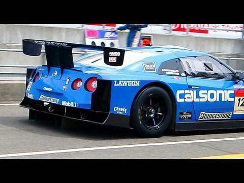 CALSONIC IMPUL GT-R - high speed cornering