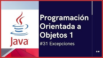 Excepciones | Programación Orientada a Objetos