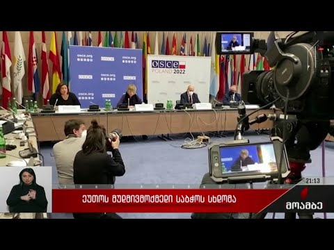 ეუთო-ს მუდმივმოქმედი საბჭოს სხდომა