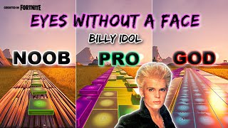 Billy Idol - Eyes Without A Face - Noob vs Pro vs God (Fortnite Music Blocks) With Map Code!