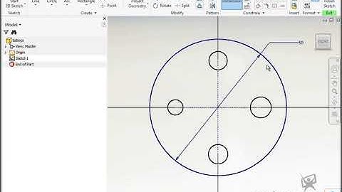 Creación de una pieza con parametrización personalizada | Inventor 2017 Diseños Paramétricos