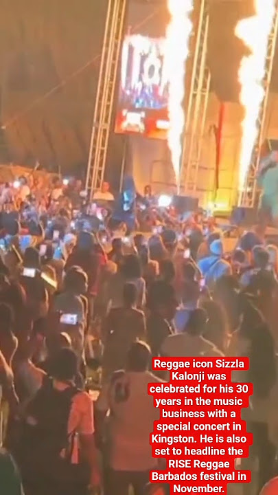Sizzla's 30th-anniversary celebration #reggae #reggaeartist