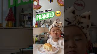 AhBu Cute Baby Mukbang got pranked by his bro  #funny #brother #prank #toddlerlife