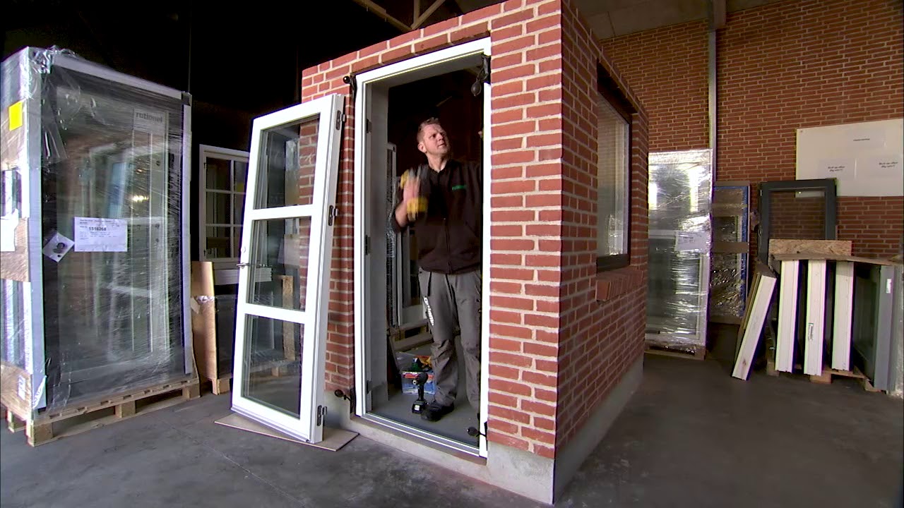 Montering af facadedøre