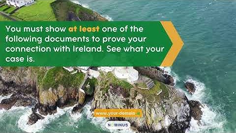 Requirements for Registering a .IE Domain Name