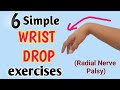 Wrist drop exercises in hindi  radial nerve palsy exercises
