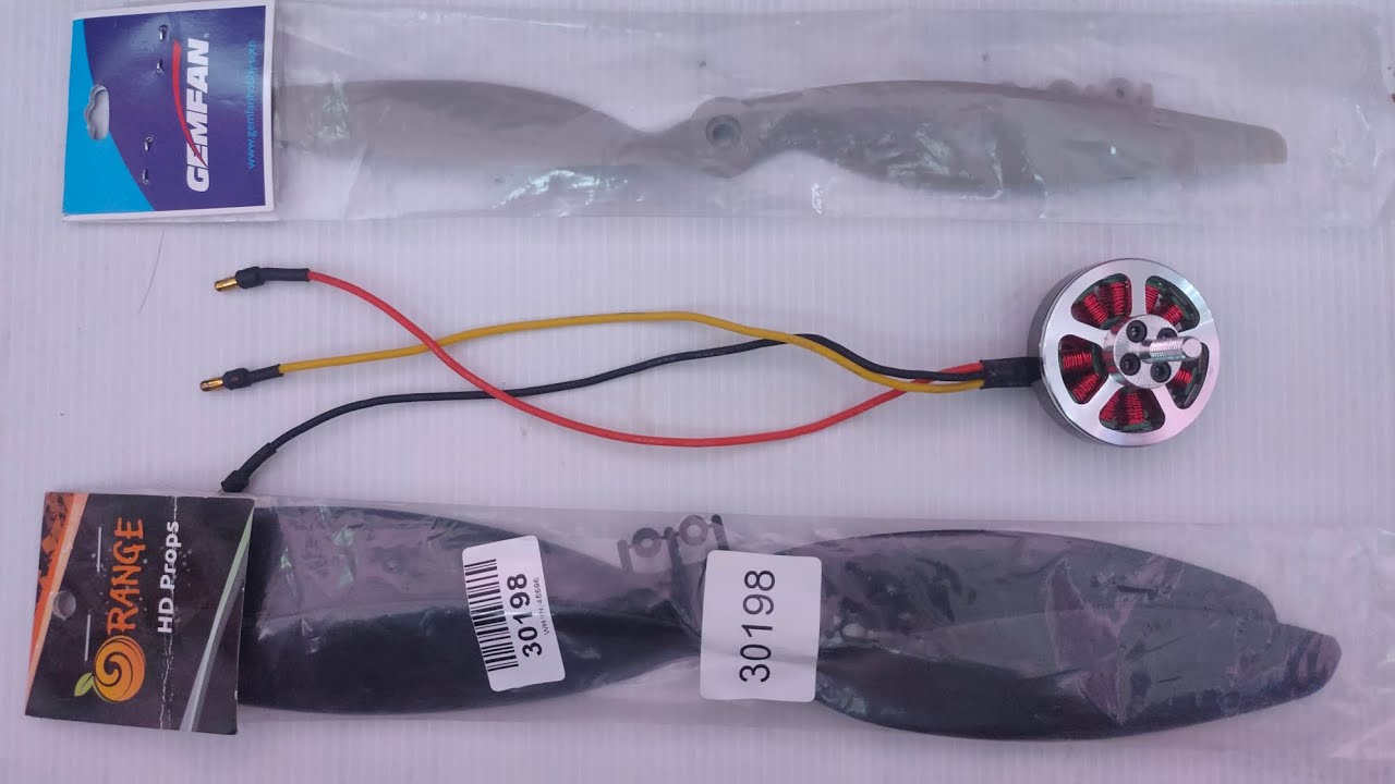 BLDC 5010 750KV Motor Trust Test YouTube