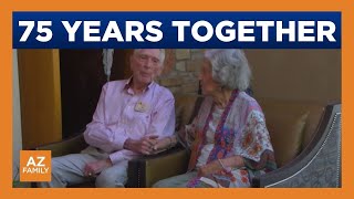Arizona couple celebrates 75 years together