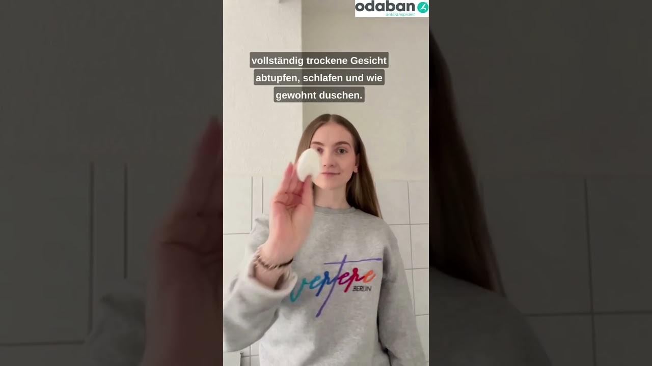 So vermeidest du ungewolltes Schwitzen im Gesicht mit odaban