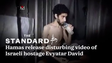 Videos of emaciated Israeli hostage spark outrage as Hamas sets conditions for aid to captives