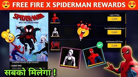 SPIDERMAN × FREE FIRE 🤯 OP BUNDLES 🥵 LEGENDARY EMOTES 🔥 GUN SKINS 🎁 | NEW EVENTS FREE FIRE