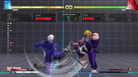 Street Fighter V - Cody VT2 Frame Traps & Set Ups