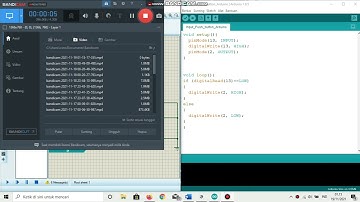 Tugas 5 : Input (2 Push Button Output LED Arduino) || Praktek Mikrokontroler dan Interfacing