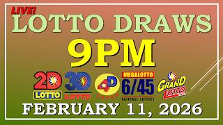 LOTTO RESULT  9PM DRAW , FEBRUARY 11, 2026@LottoResultTV15K