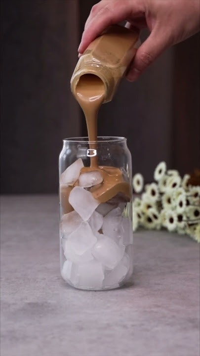 Your Perfect Summer Drink: Frappe Coffee with Milk ☕🥛#coffee #shake #coldcoffee