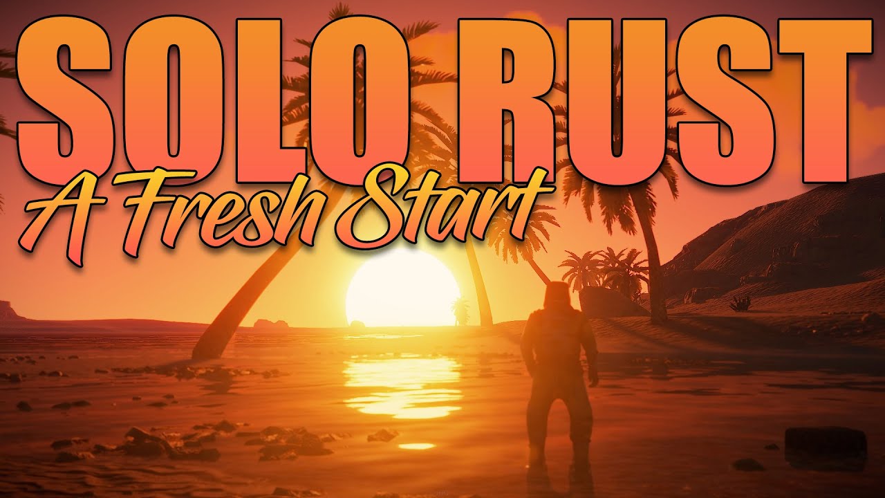 Fresh Wipe and Im sick | Solo Rust pt. 1 - YouTube