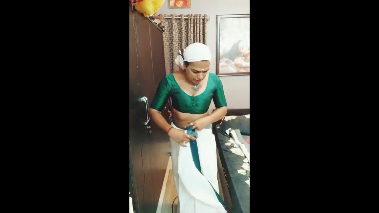 വളരെ എളുപ്പത്തിൽ സെറ്റ് മുണ്ട് ഭംഗിയായി എങ്ങനെ ഉടുക്കാം