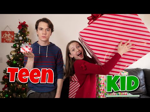 christmas-as-a-kid-vs-teen-**funny-christmas**