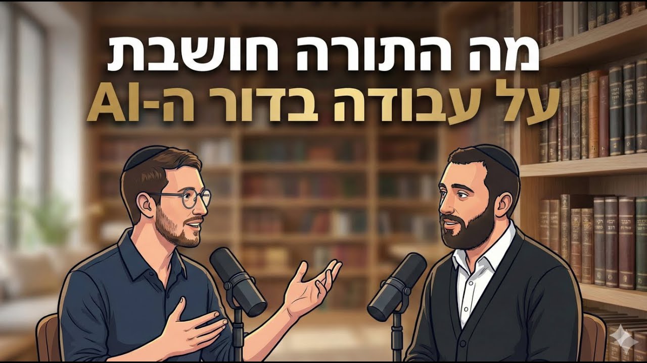 תורה ועבודה בעידן ה-AI - שניים אוחזין - פודקאסט בחברותא