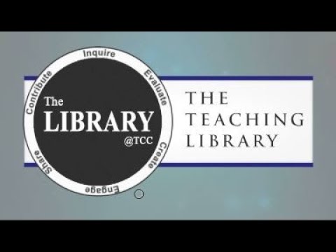 Welcome to your online TCC Library - For Students