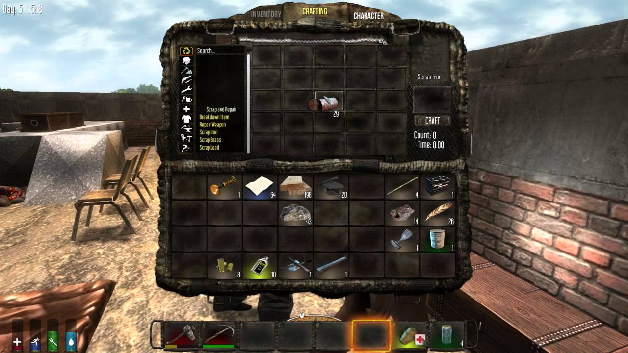 7 Days to Die- Alpha 10 Ep:7 Forging and Making Molds