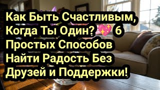Как Быть Счастливым, Когда Ты Один? 💖 6 Простых Способов Найти Радость Без Друзей и Поддержки!