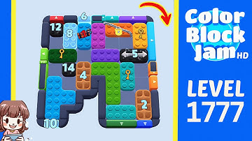 Color Block Jam Level 883 (1777) Solution Walkthrough