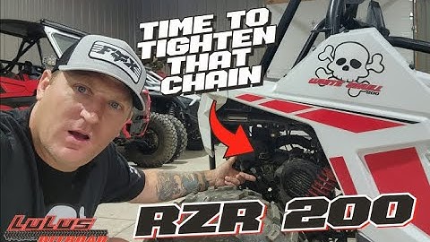 RZR 200 - How to tighten your Chain