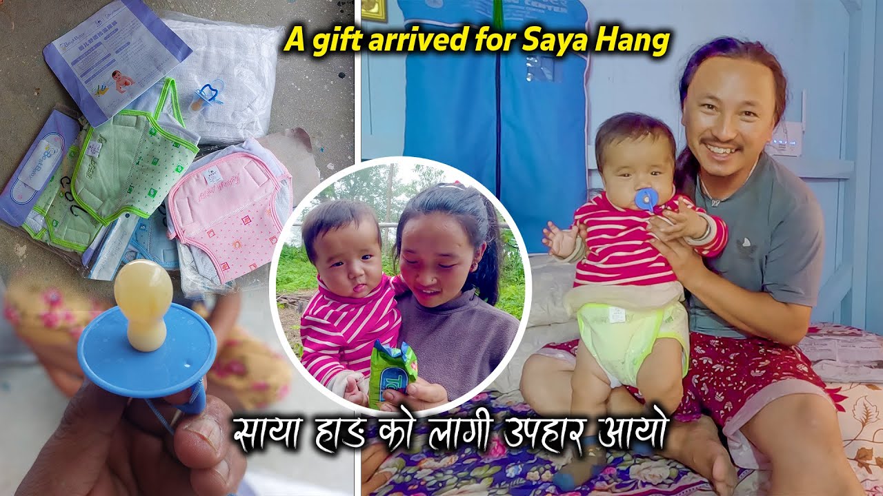 A gift arrived from the UK for Saya Hang Rai || We are going to the market || Village life Vlog