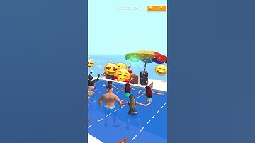 Beach Party Run - 3D Games #shorts All Levels Gameplay Walkthrough Android,iOS