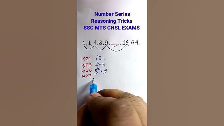 Number Series| Missing Number Series| Reasoning Classes| Reasoning for SSC CGL GD CHSL| #shorts