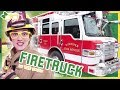 Firetrucks for Kids | Brecky Breck Learning at the Fire Station