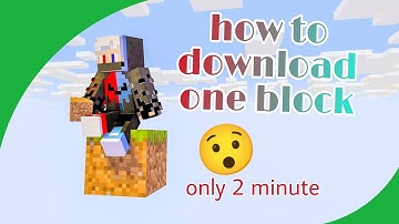 How to Play One Block in Minecraft ( TLauncher) | All Versions Supported || boom