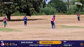 NEPAL VS BANGLADESH | at SEVEN KINGS PARK 