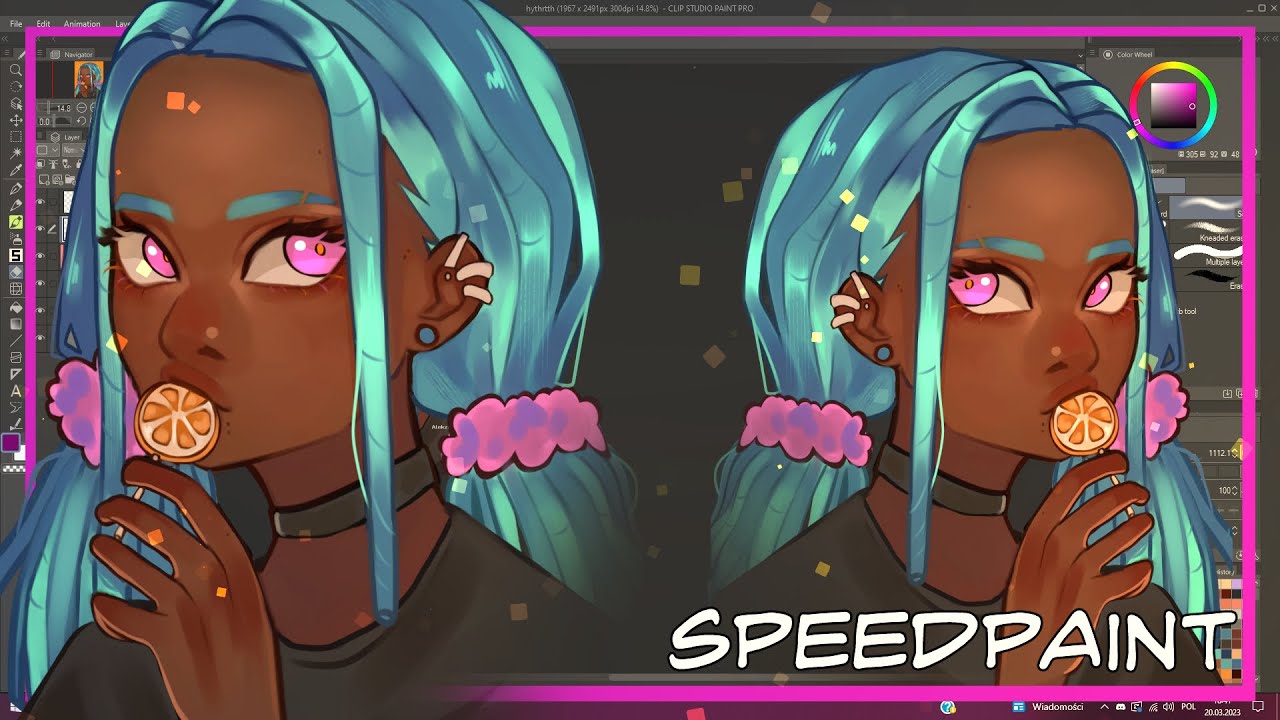 Redesigning my old OC! [Speedpaint] - YouTube