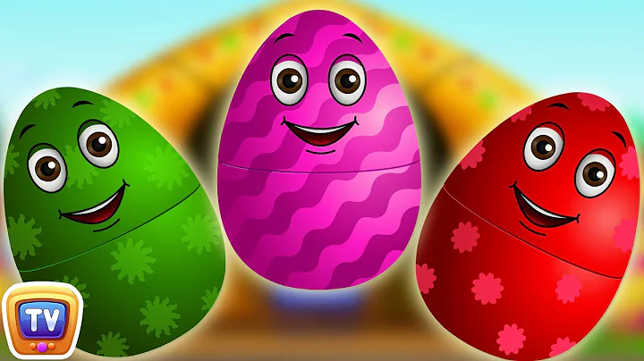 Surprise Eggs Nursery Rhymes | Old MacDonald Had A Farm | Learn Colours & Farm Animals | ChuChu TV