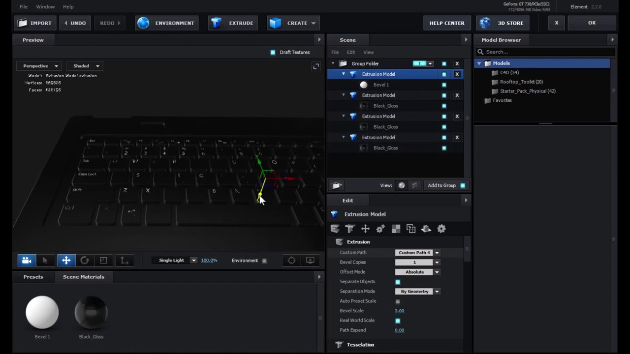 Illustrator Element 3D Tutorial 3D Modeling In After Effects Part 