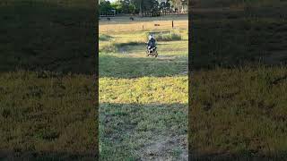 3 years old with a limb difference first ride on the PW50! #limbdifference #3yrsold #pw50 #dirtbike