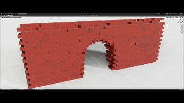 Diagon Alley wall opening.  Blender geometry nodes experiment 12